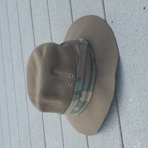 F&M Hat Co Camo Band Wool Fedora